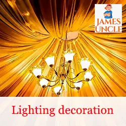 Lighting decoration Mr. Akash Show in Gushkara